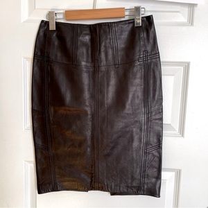 Danier women’s leather skirt.